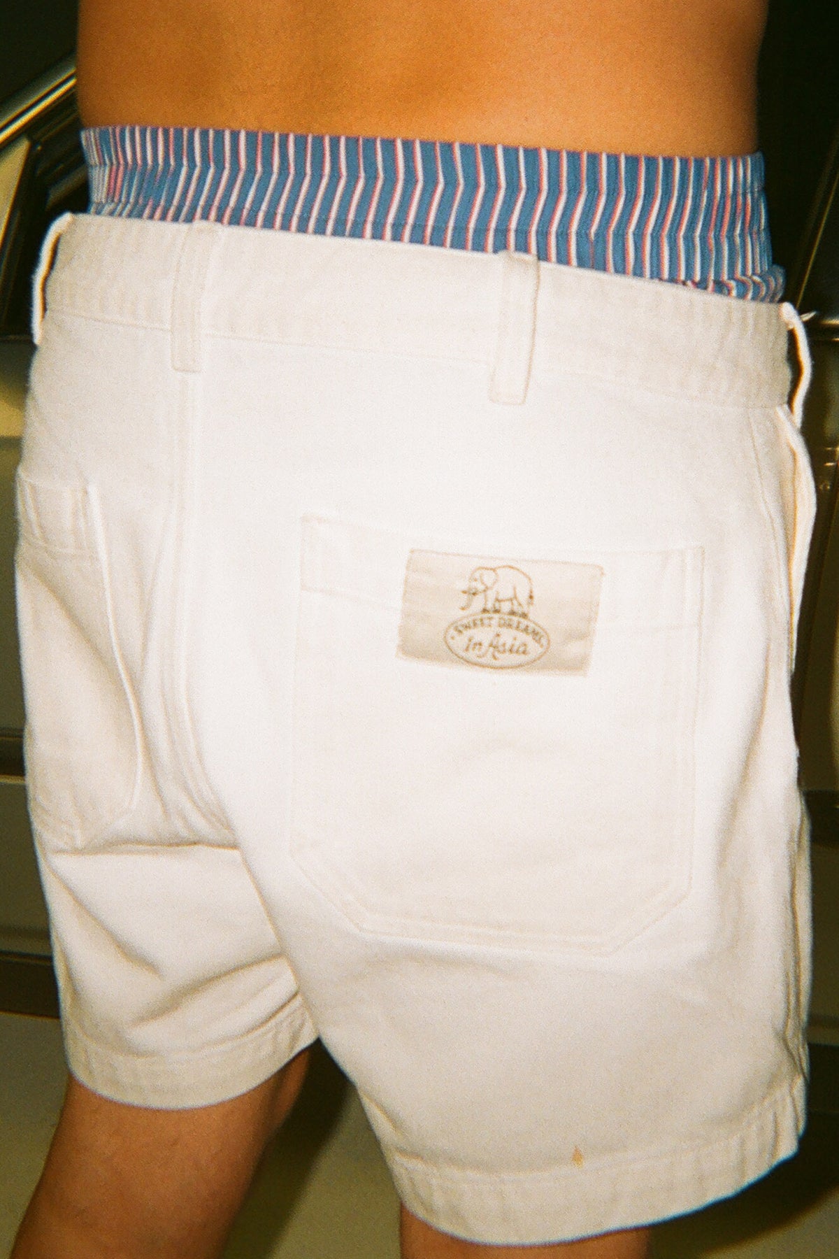 SHORTS WHITE JEANS