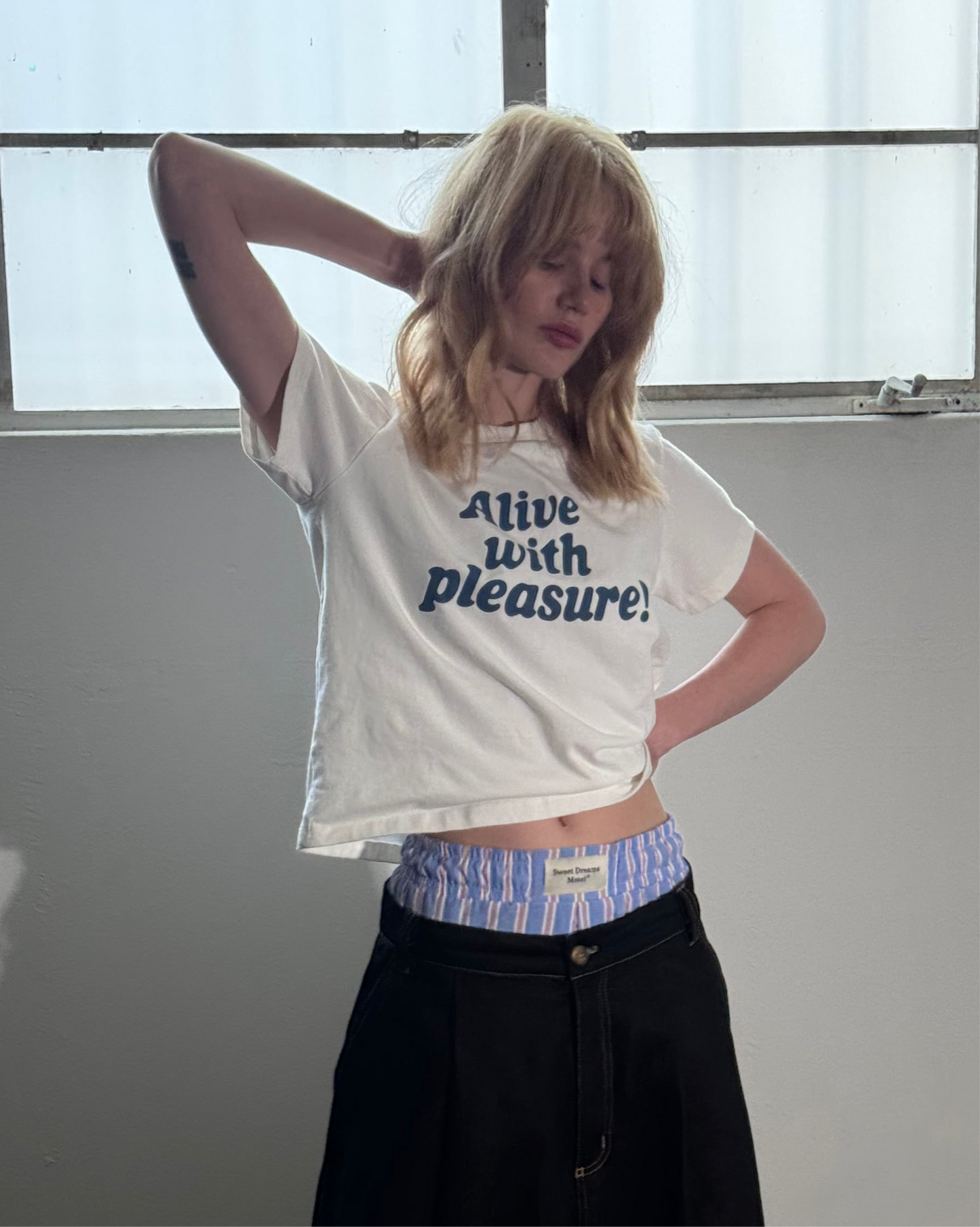 BABY TEE ALIVE WITH PLEASURE