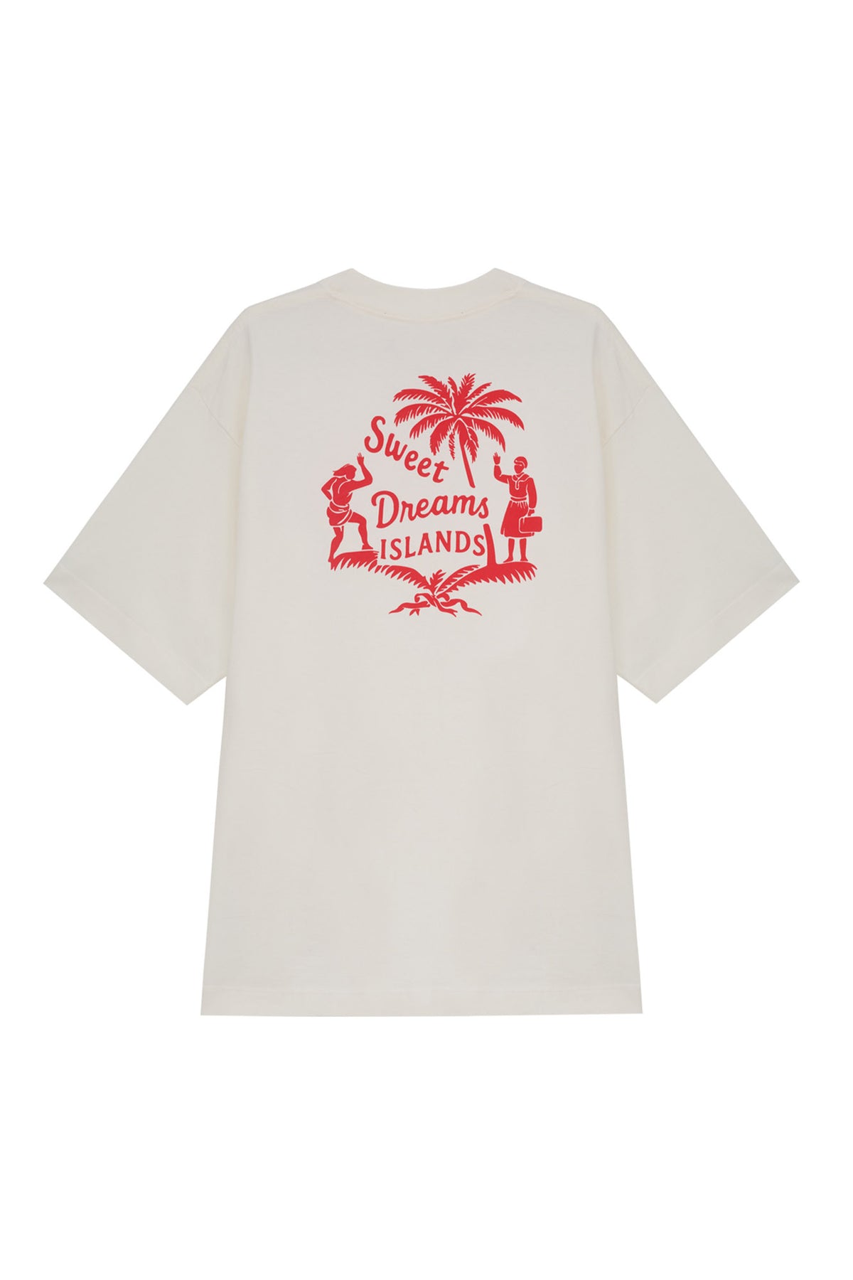 CAMISETA OVERSIZED SWEET DREAMS ISLANDS OFF WHITE