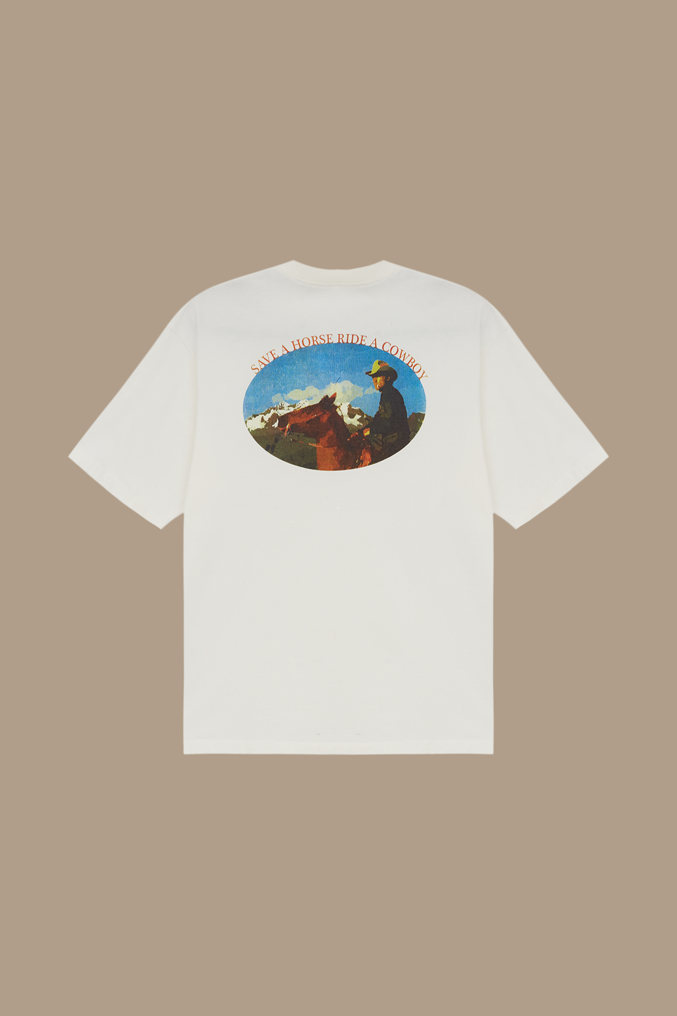 CAMISETA SAVE A HORSE WHITE