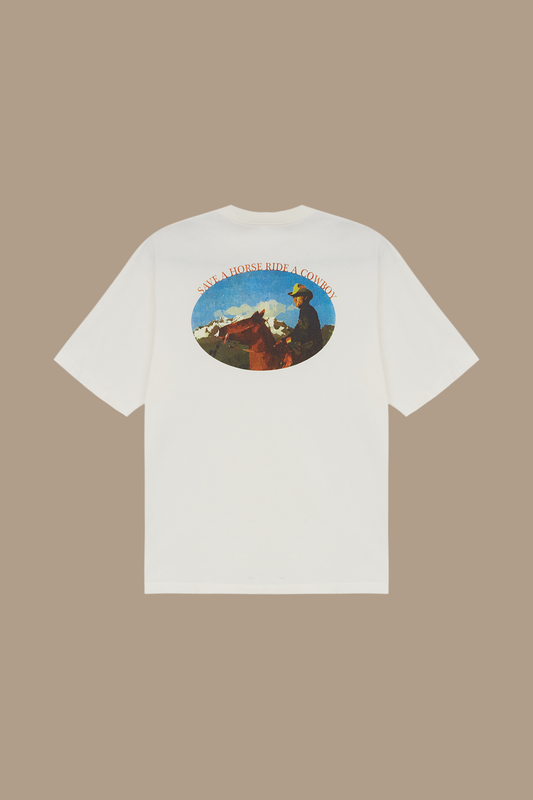CAMISETA SAVE A HORSE WHITE